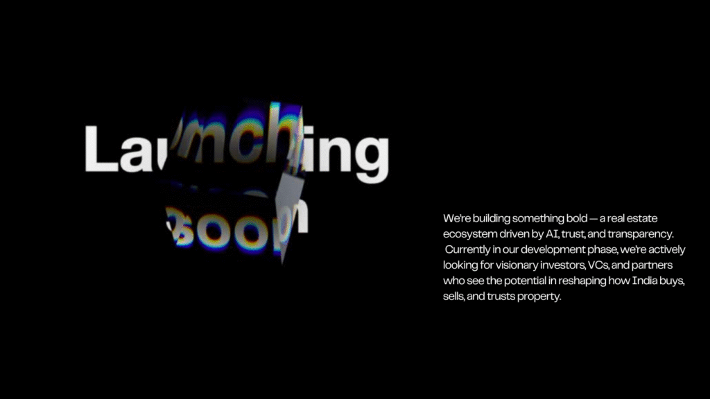 Sitio Web Pagina de Proximamente Negro Blanco Oscuro Futurista Proximamente